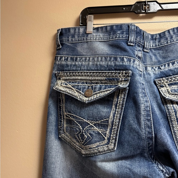 GUESS GS115‎ Men’s Bootcut Y2K Western Jeans 36x31.5 - Picture 9 of 16